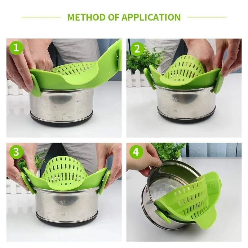 Smart Shopper Universal Silicone Strainer Clip™️