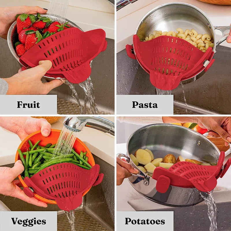 Smart Shopper Universal Silicone Strainer Clip™️